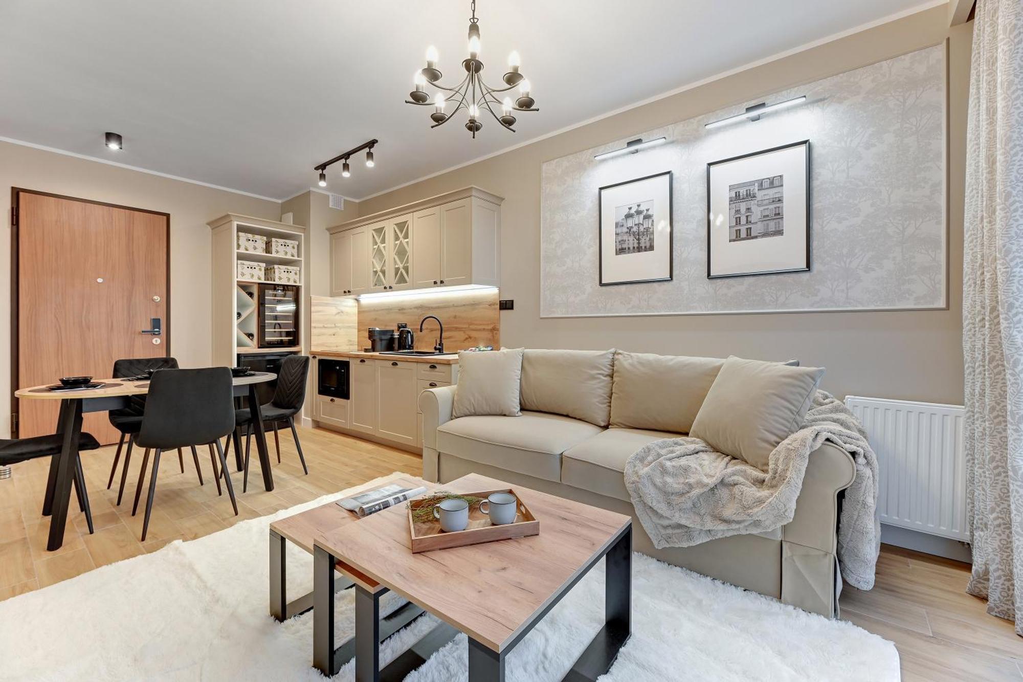 Nadmotlawie Estate Gym, Sauna & Parking By Downtown Apartment