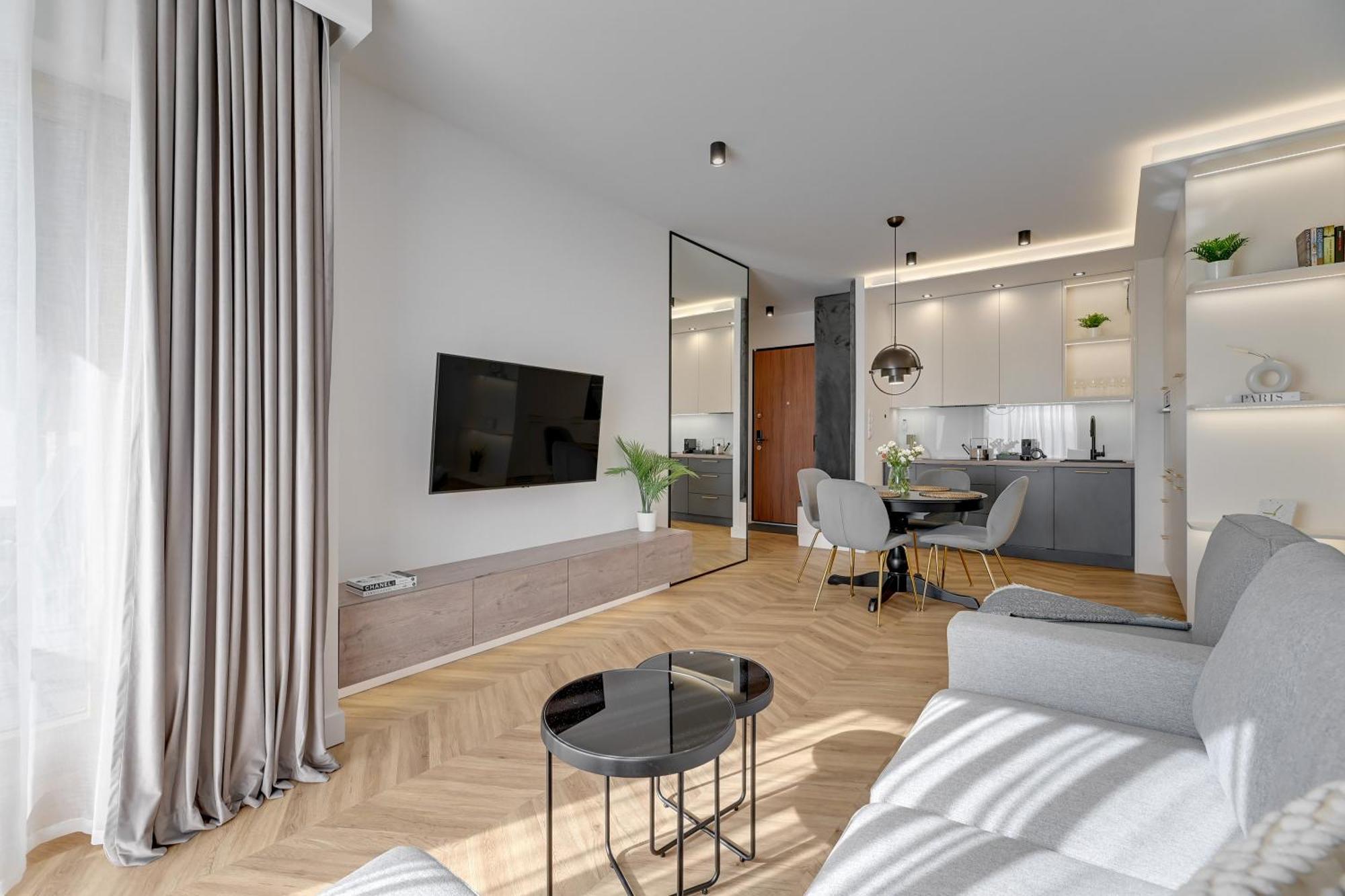 Nadmotlawie Estate Gym, Sauna & Parking By Downtown Apartment Gdansk