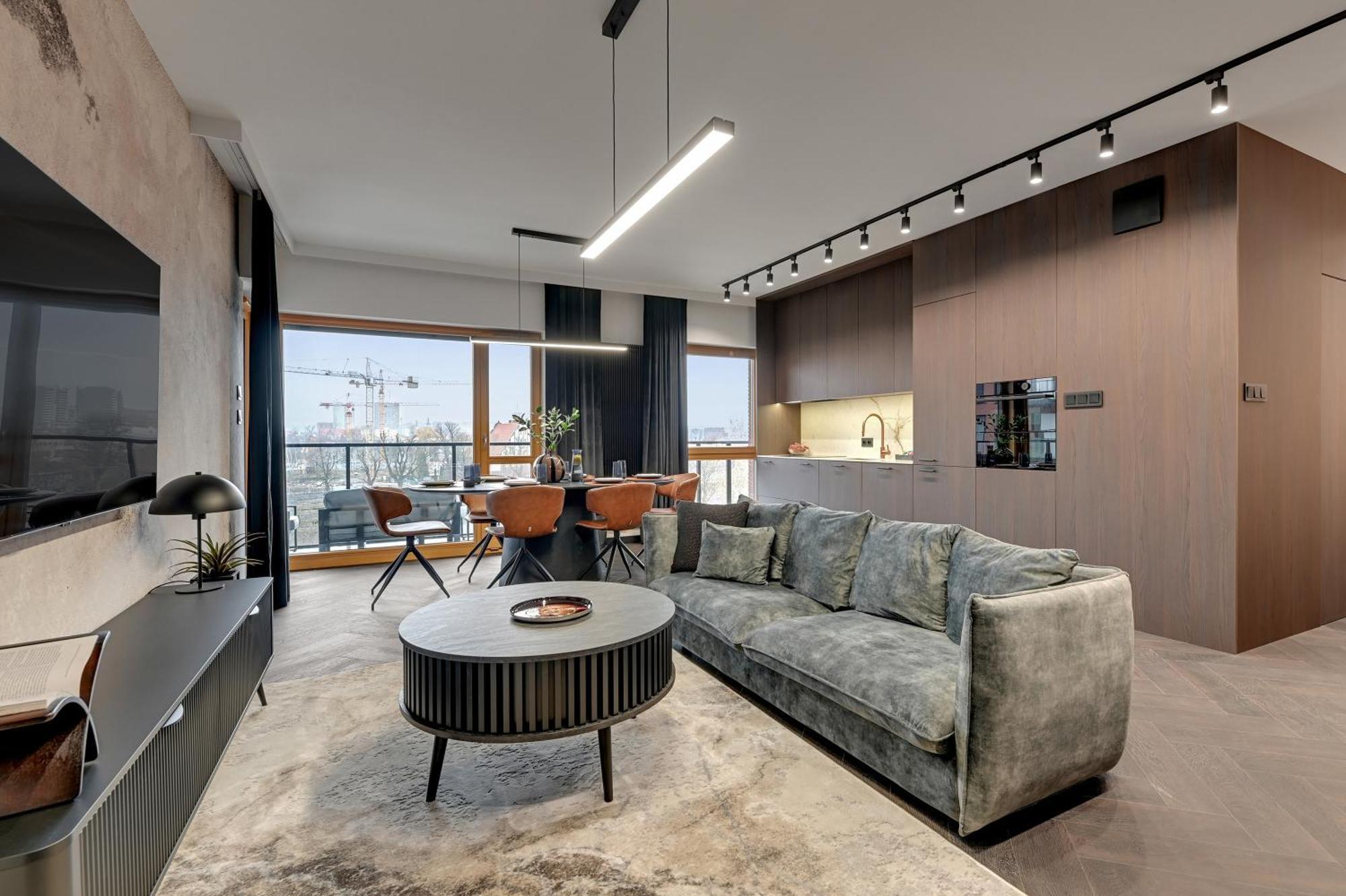 Nadmotlawie Estate Gym, Sauna & Parking By Downtown Apartment *