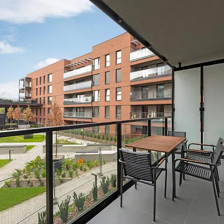 Nadmotlawie Estate Gym, Sauna & Parking By Downtown Apartments Gdansk Exterior photo